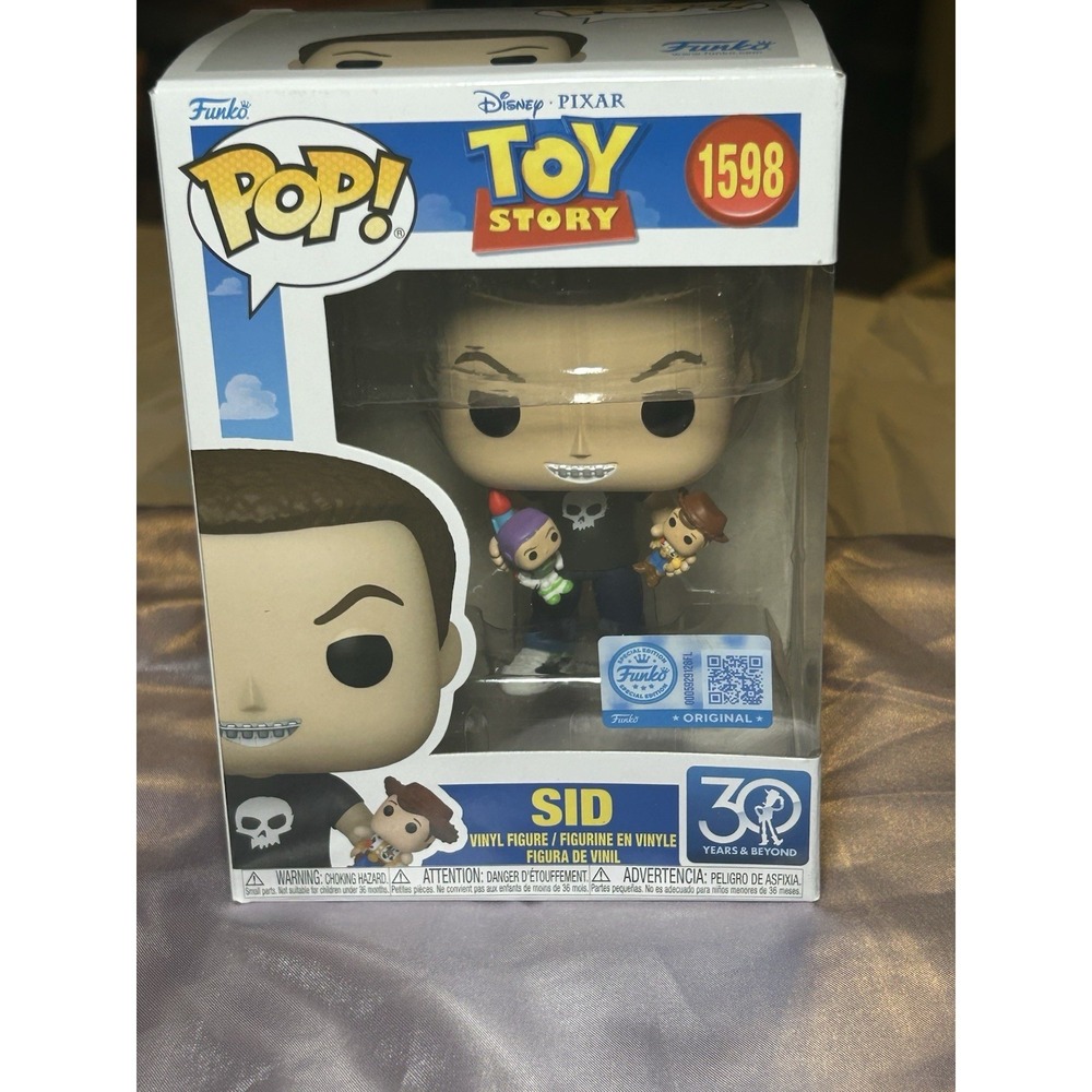 2025 Funko Pop Disney Pixar Toy Story 30th Ann. Sid Specialty Vinyl Figure #1598